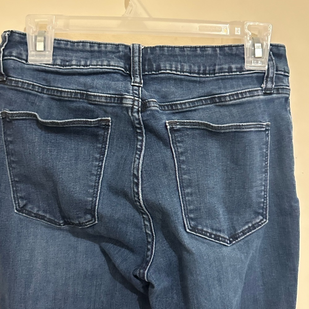 GAP Denim 29R Dark Washed Distressed Skinny Jeans - Picture 4 of 7
